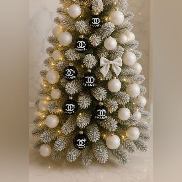 Black Holiday Christmas Ornaments - Picture 3 of 7